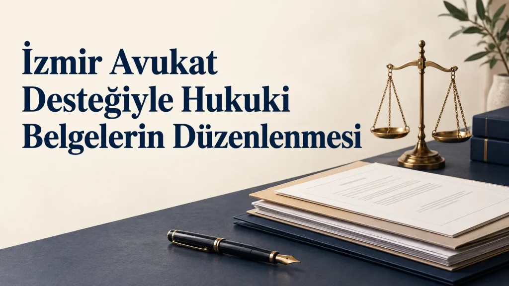 İzmir Avukat Desteğiyle Hukuki Belgelerin Düzenlenmesi